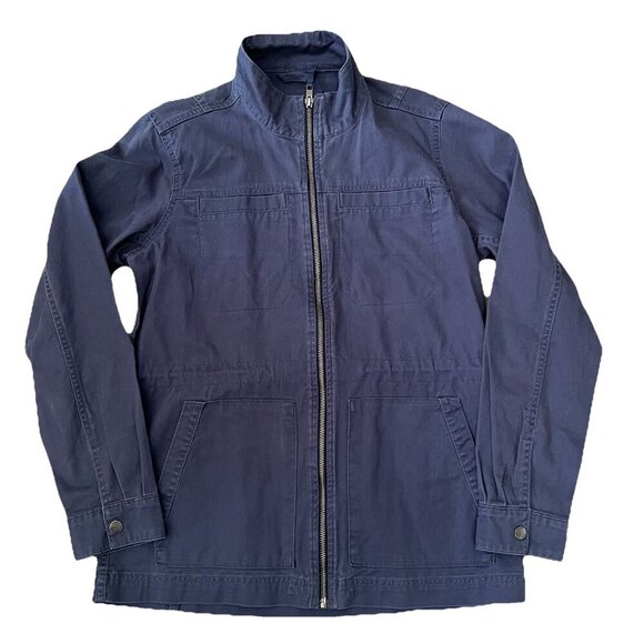 GAP Women's Field Jacket Full Zip Adjustable Drawcord Utility Size XS Navy Blue - Picture 1 of 9